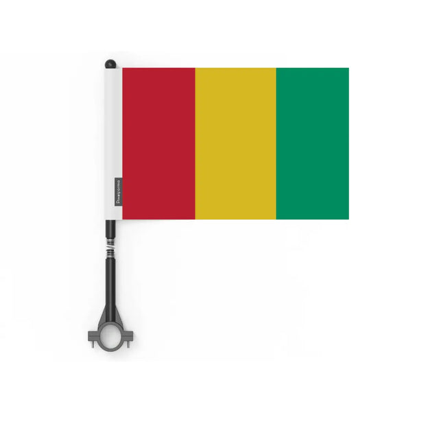 Drapeau Vélo Guinée en Polyester - Pixelforma 