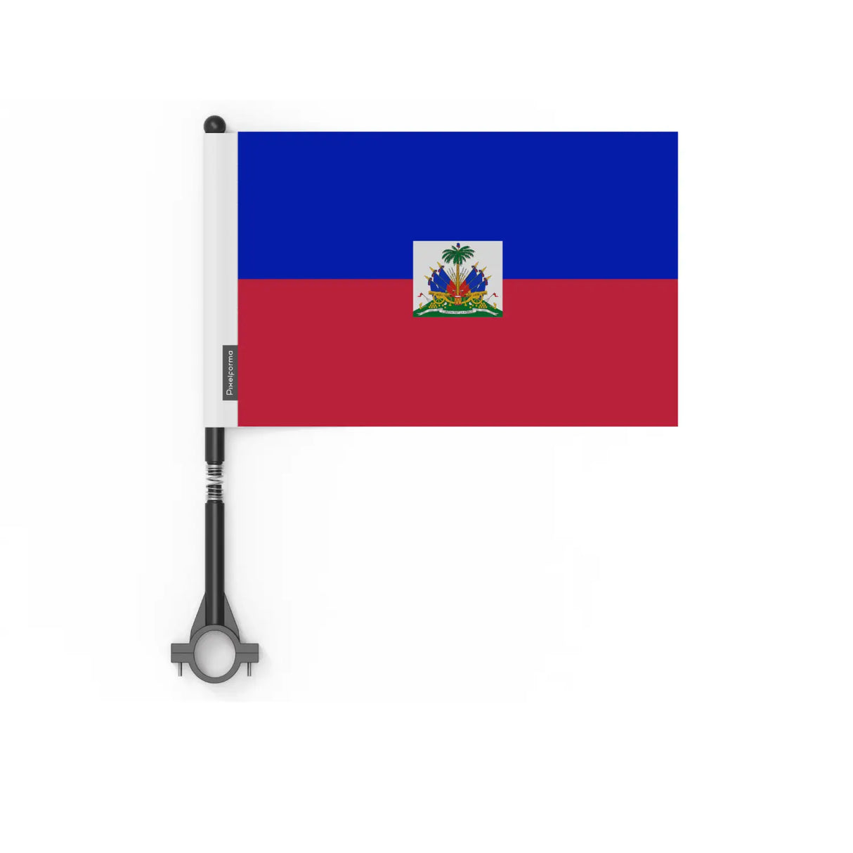 Drapeau vélo haïti en polyester - pixelforma