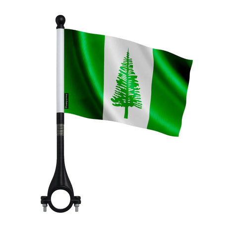 Drapeau vélo île norfolk en polyester - pixelforma
