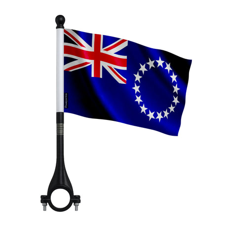 Drapeau vélo îles cook en polyester - pixelforma