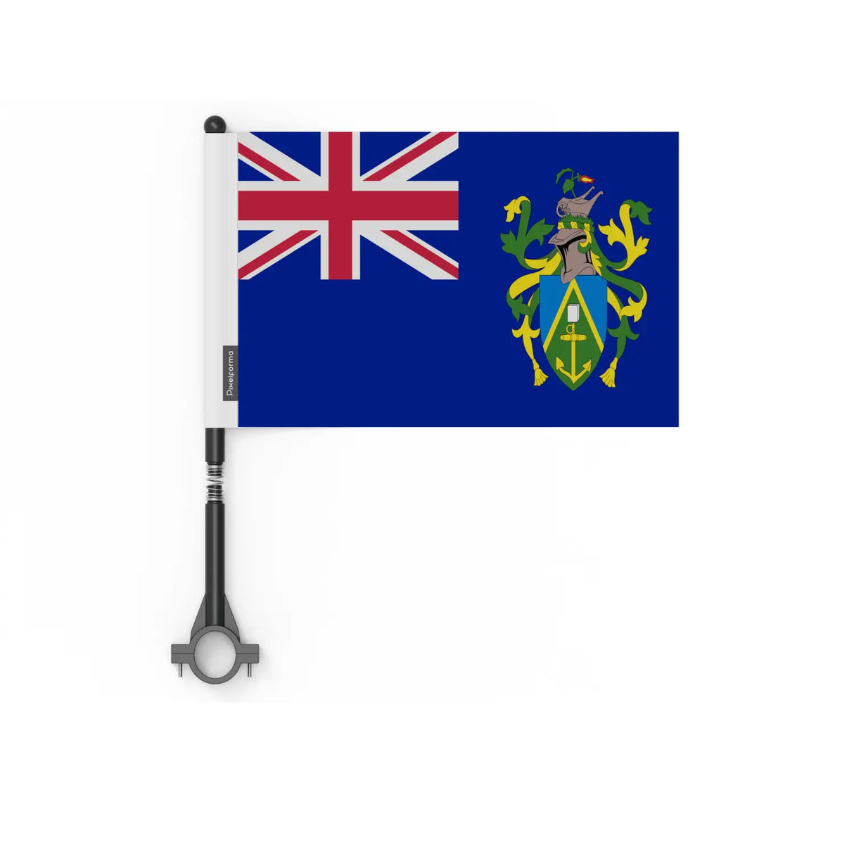 Drapeau vélo îles pitcairn en polyester - pixelforma