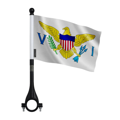 Drapeau vélo îles vierges des états-unis en polyester - pixelforma