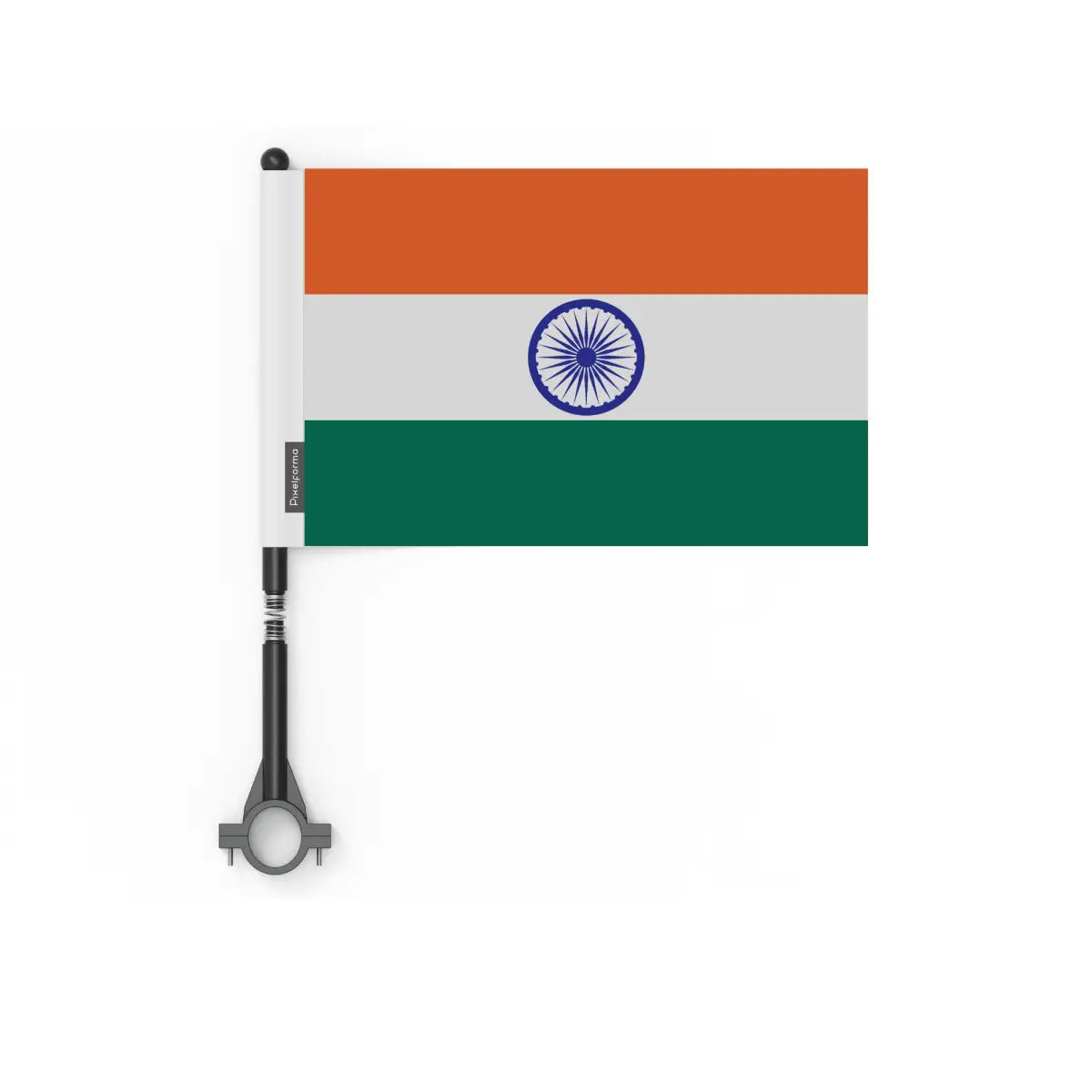 Drapeau vélo inde en polyester - pixelforma