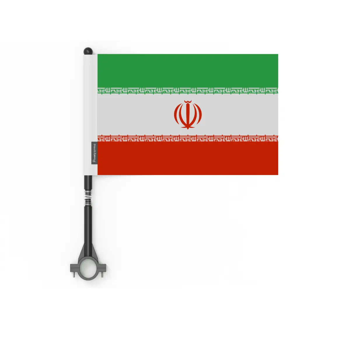 Drapeau vélo iran en polyester - pixelforma