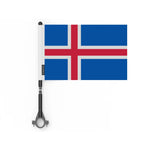Drapeau vélo islande en polyester - pixelforma