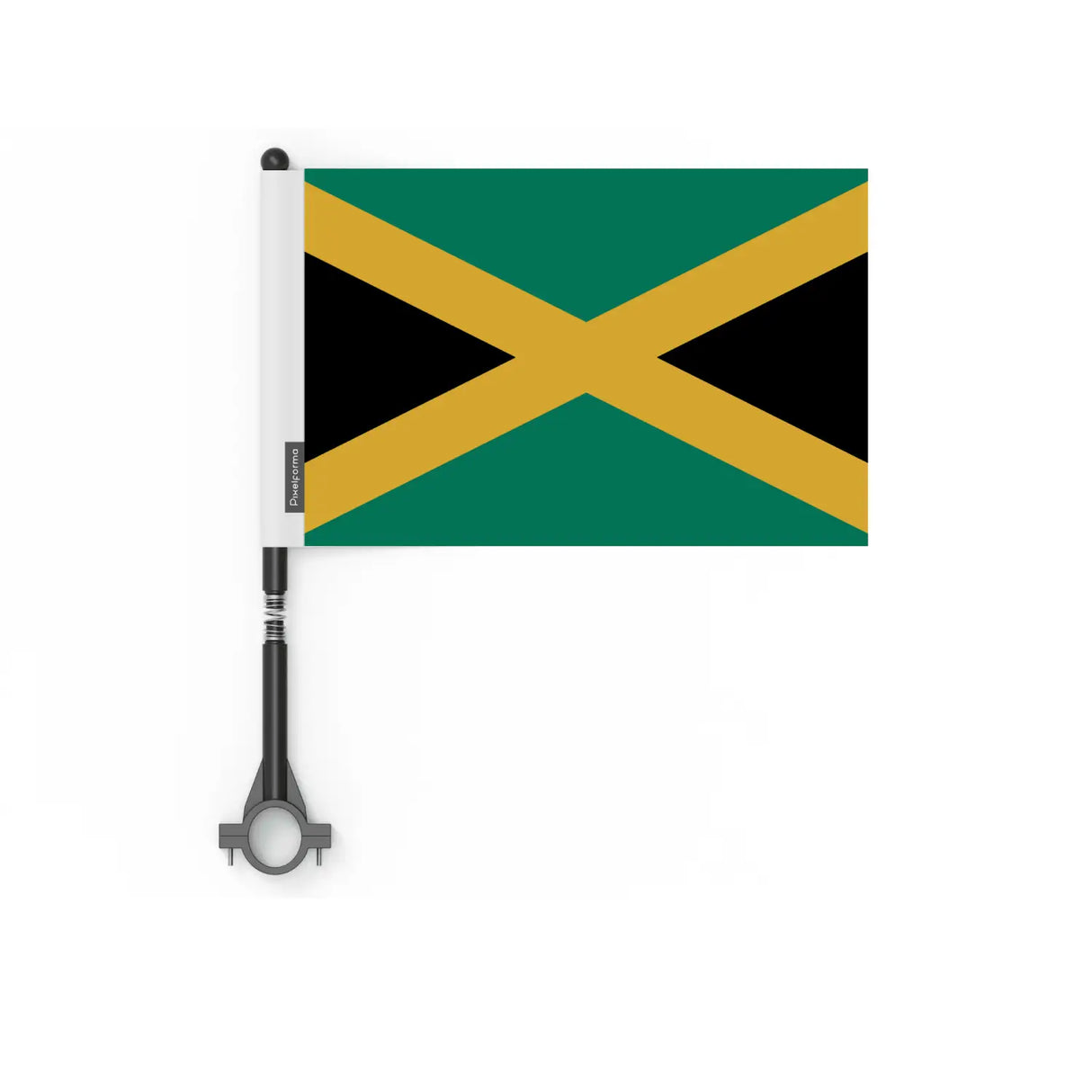 Drapeau vélo jamaïque en polyester - pixelforma
