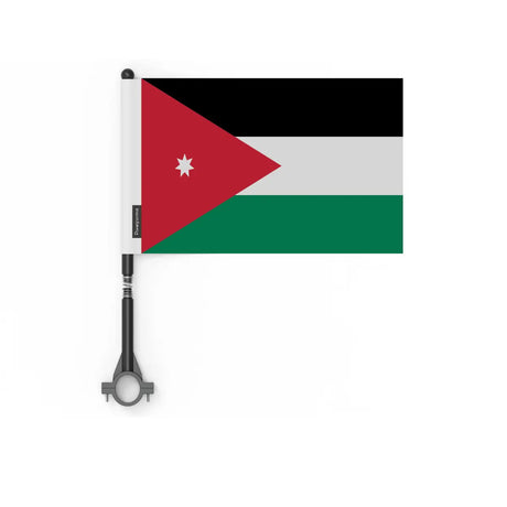 Drapeau vélo jordanie en polyester - pixelforma