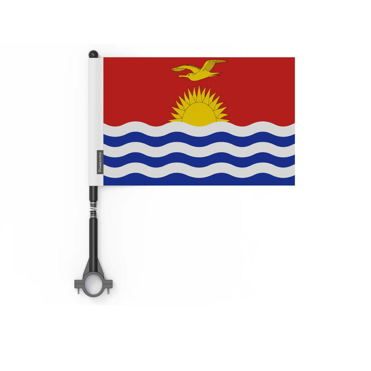 Drapeau vélo kiribati en polyester - pixelforma