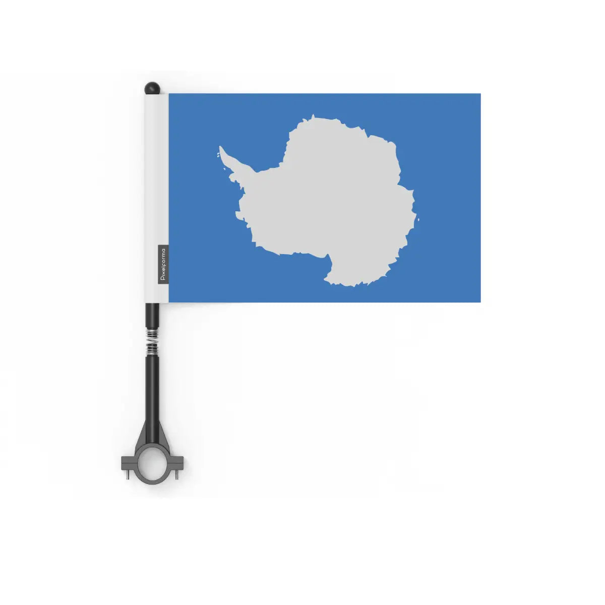 Drapeau vélo l’antarctique en polyester - pixelforma