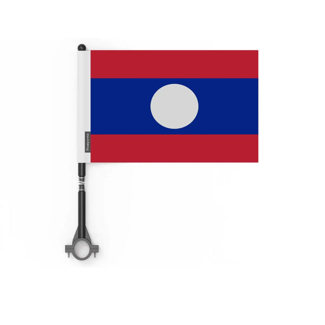 Drapeau Vélo Laos en Polyester - Pixelforma 