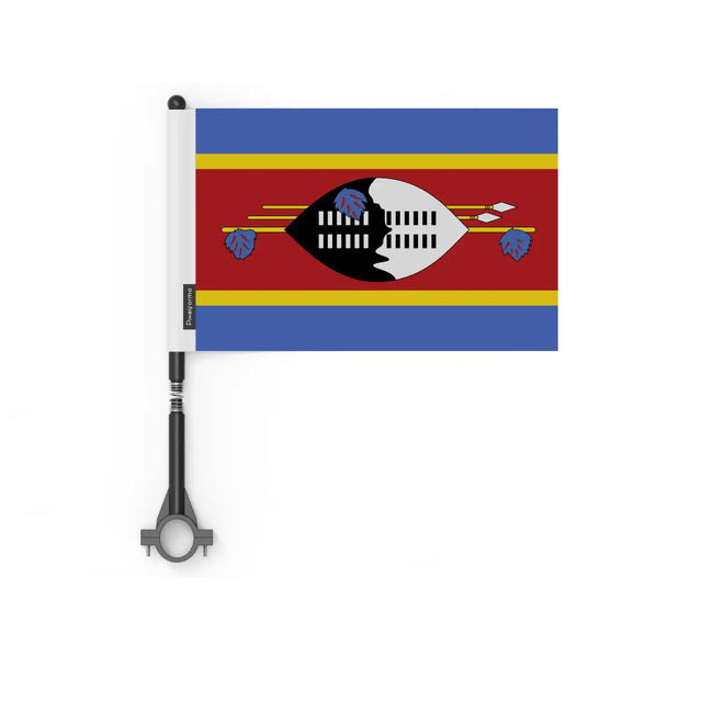 Drapeau vélo l’eswatini en polyester - pixelforma