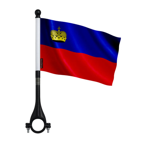 Drapeau vélo liechtenstein en polyester - pixelforma