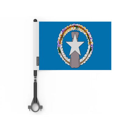 Drapeau vélo l’îles mariannes du nord en polyester - pixelforma