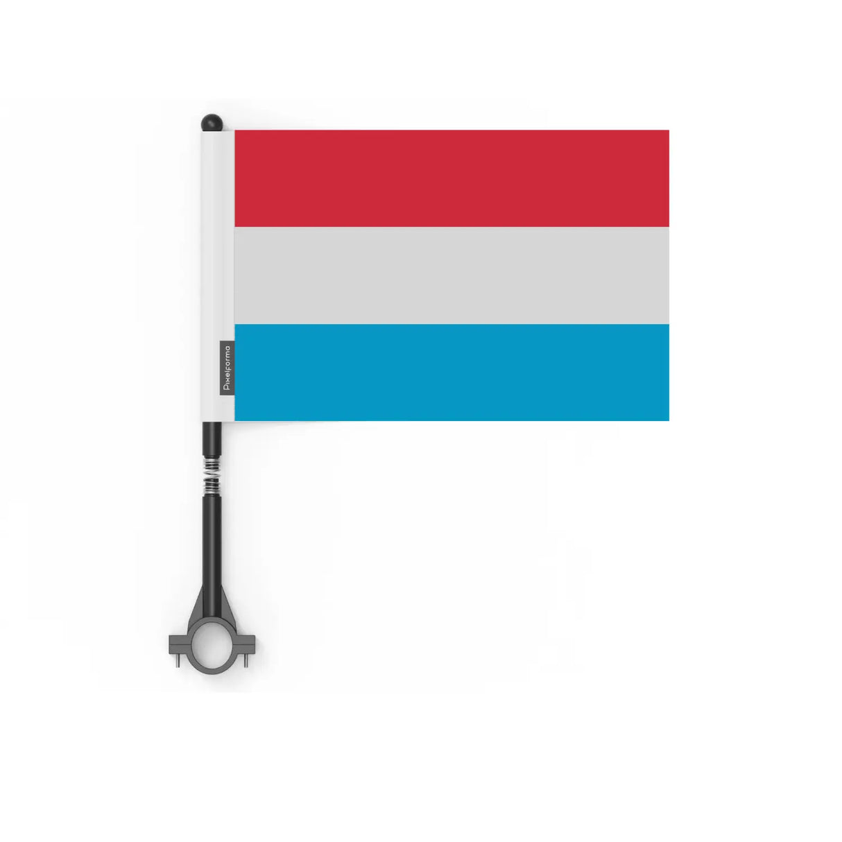 Drapeau vélo luxembourg en polyester - pixelforma