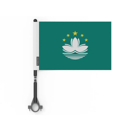 Drapeau vélo macao en polyester - pixelforma