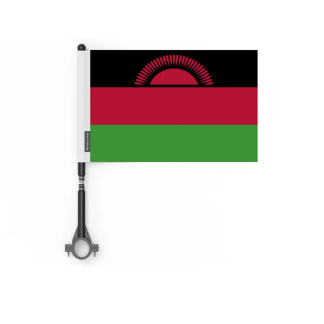 Drapeau vélo malawi en polyester - pixelforma
