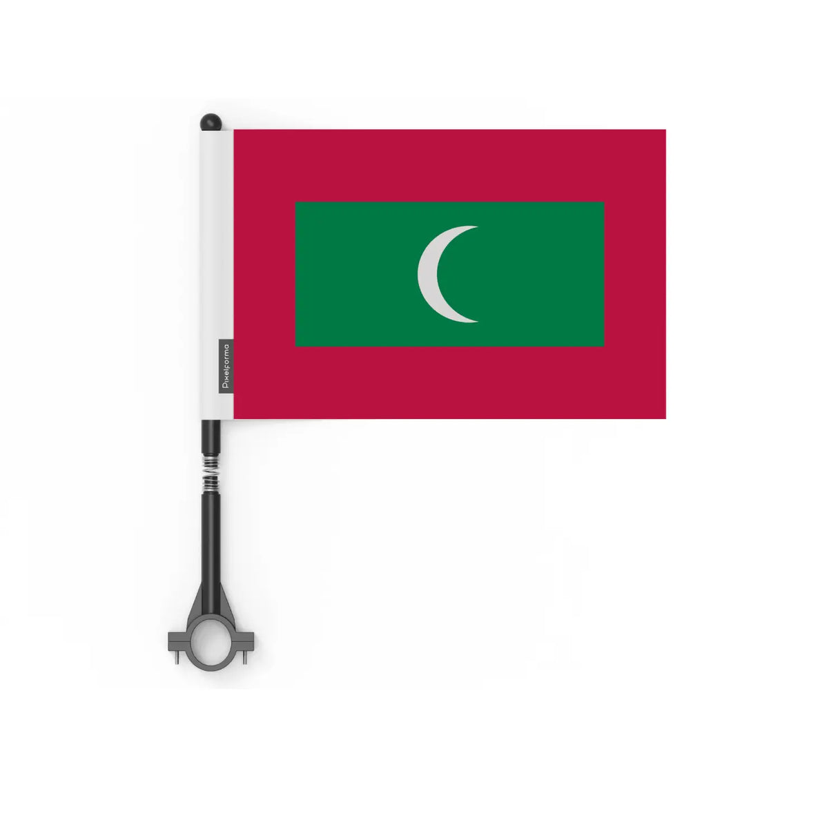Drapeau vélo maldives en polyester - pixelforma