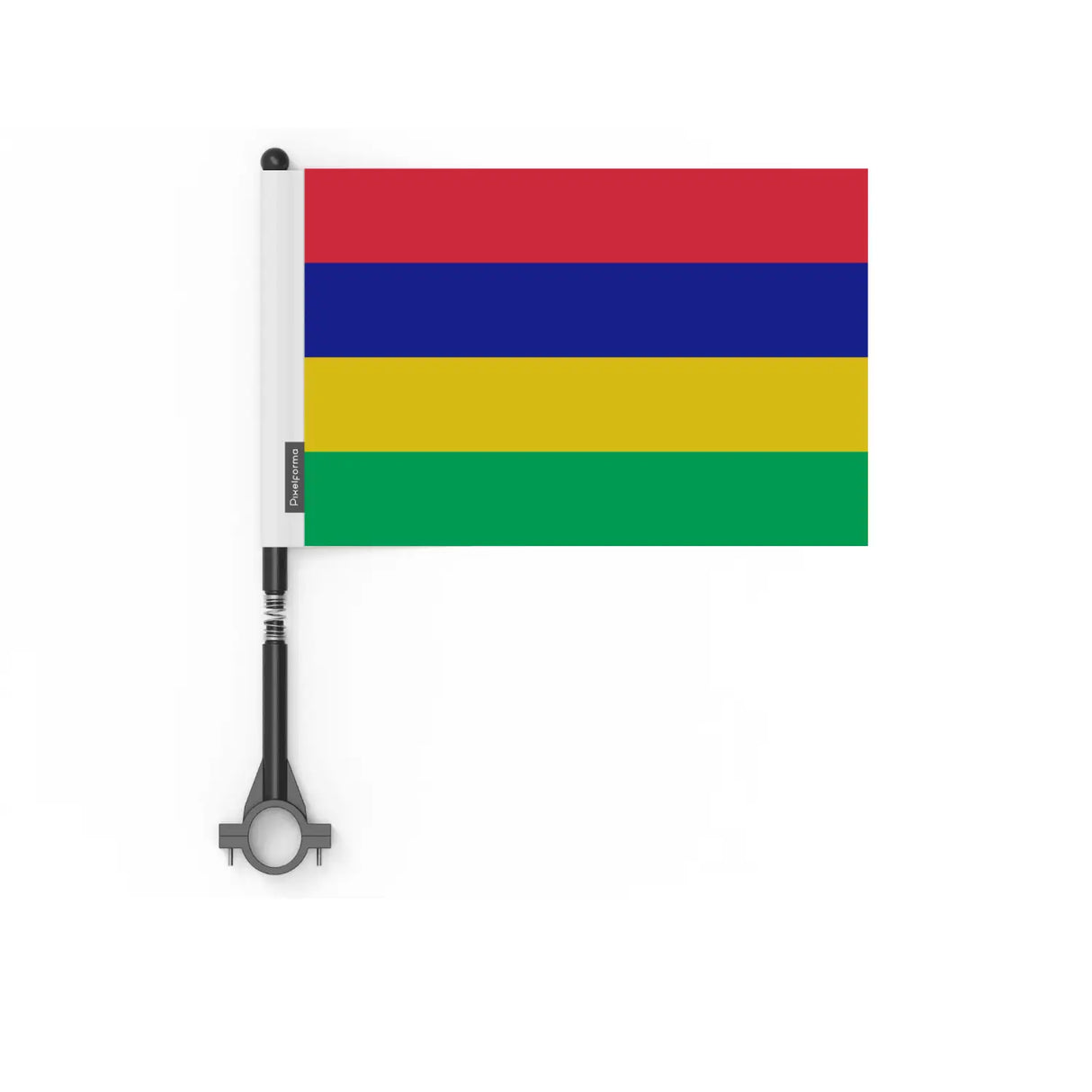 Drapeau vélo maurice en polyester - pixelforma
