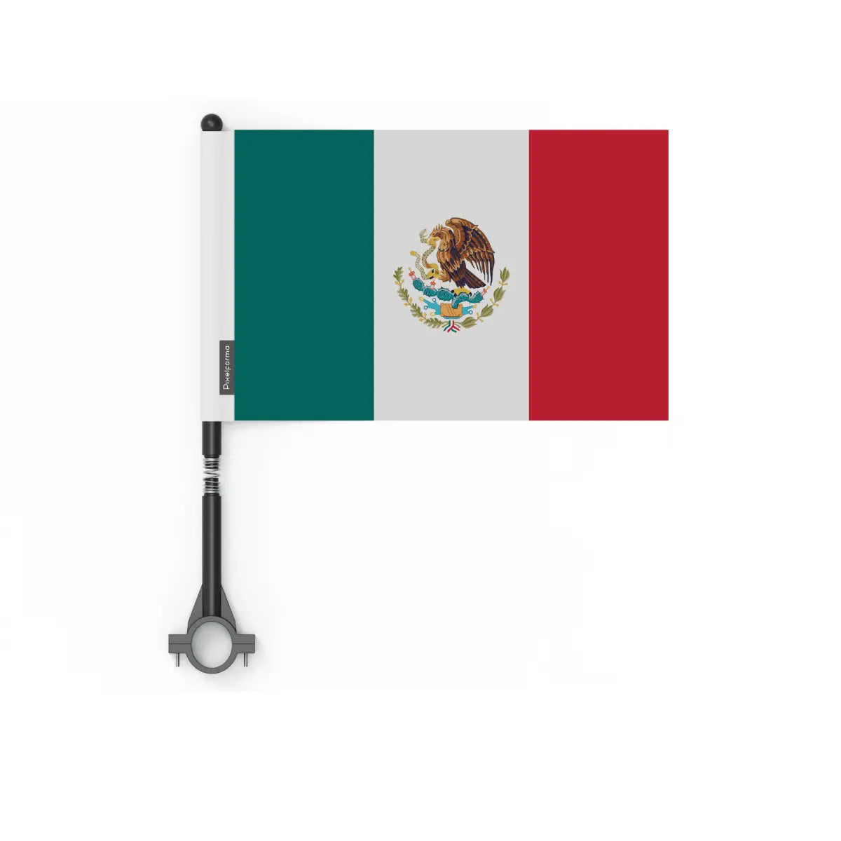 Drapeau vélo mexique en polyester - pixelforma