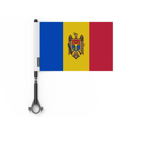 Drapeau vélo moldavie en polyester - pixelforma