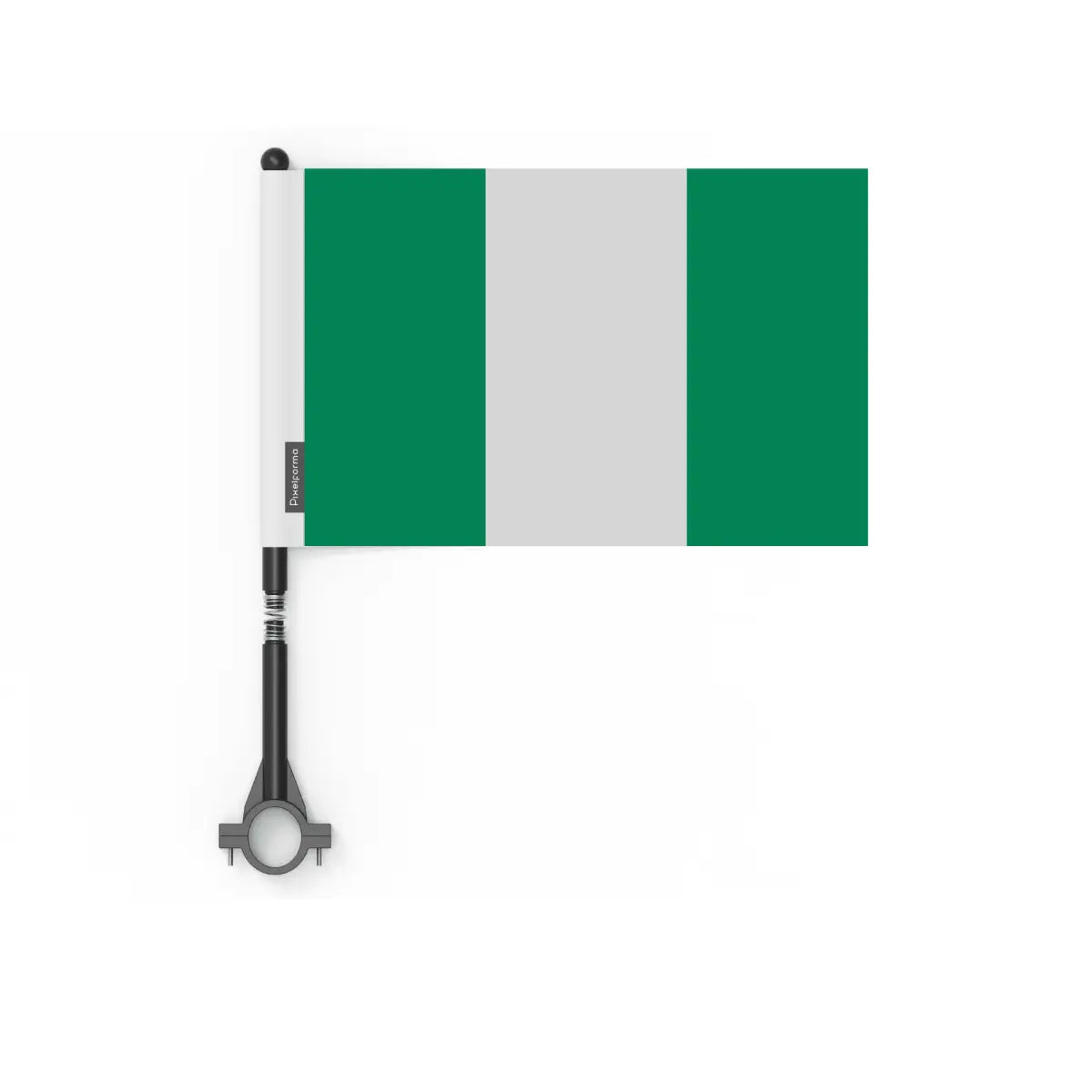 Drapeau vélo nigeria en polyester - pixelforma