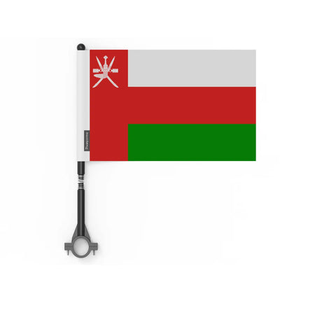 Drapeau vélo oman en polyester - pixelforma