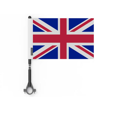 Drapeau vélo royaume-uni en polyester - pixelforma