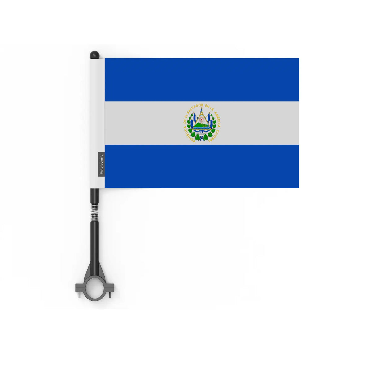 Drapeau vélo salvador en polyester - pixelforma