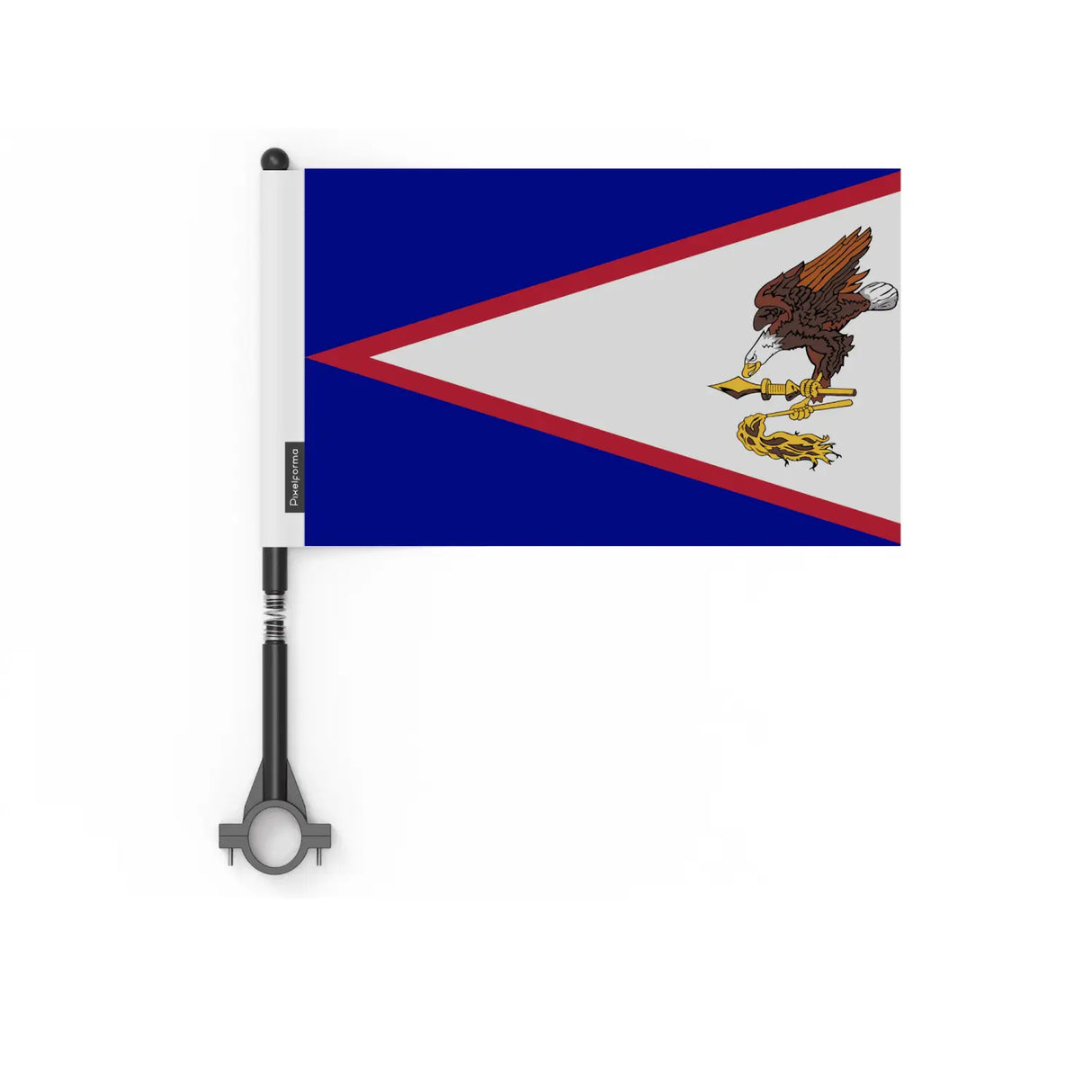 Drapeau vélo samoa américaines en polyester - pixelforma