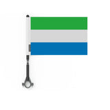 Drapeau vélo sierra leone en polyester - pixelforma