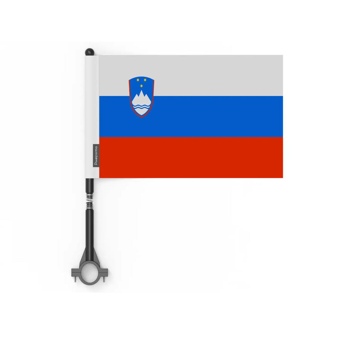 Drapeau vélo slovénie en polyester - pixelforma