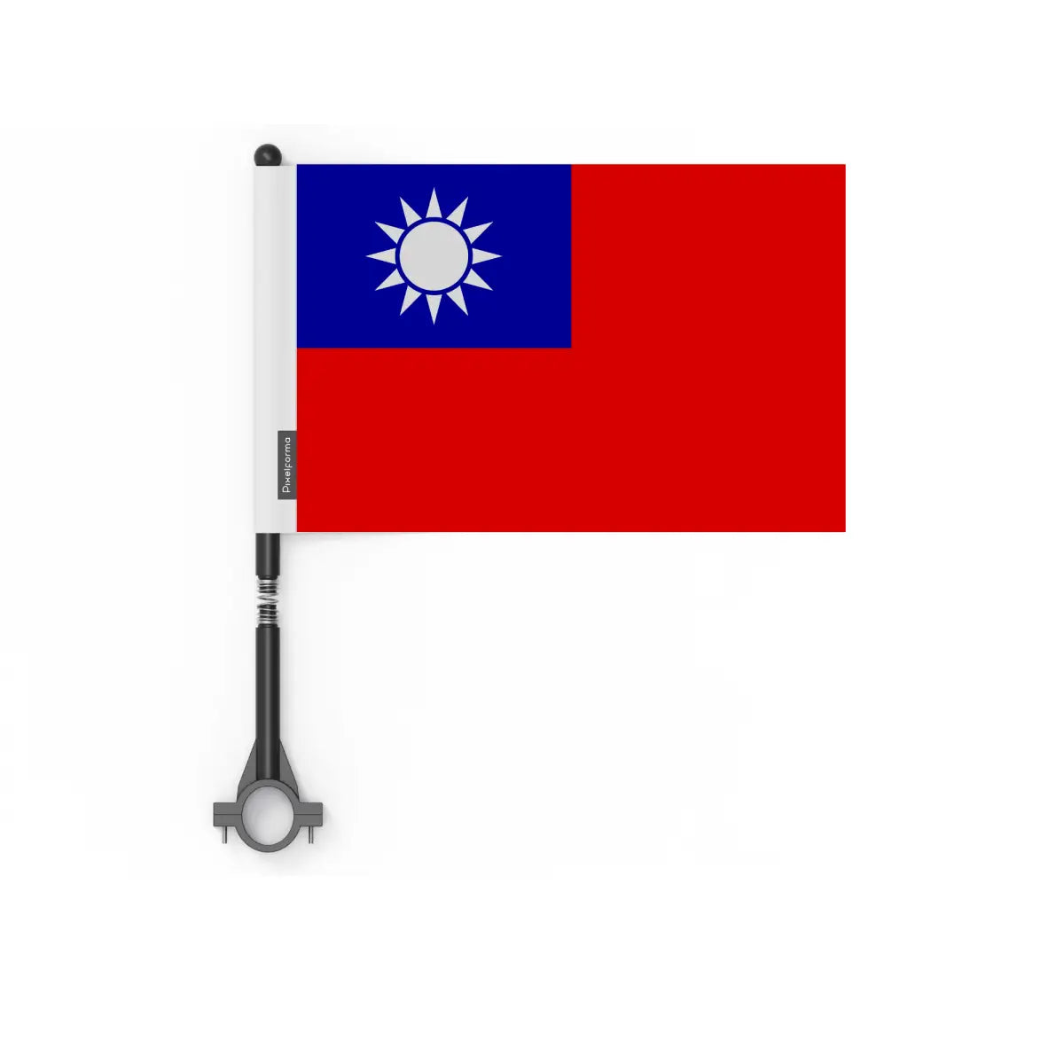 Drapeau vélo taïwan en polyester - pixelforma