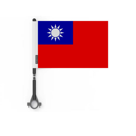 Drapeau vélo taïwan en polyester - pixelforma