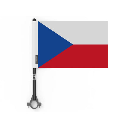 Drapeau vélo tchéquie en polyester - pixelforma