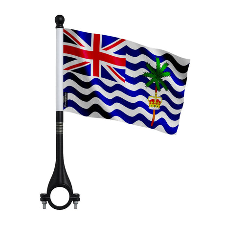 Drapeau vélo territoire britannique de l’océan indien en polyester - pixelforma