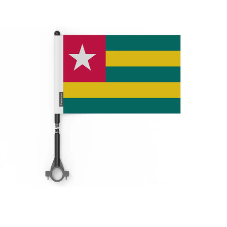 Drapeau vélo togo en polyester - pixelforma