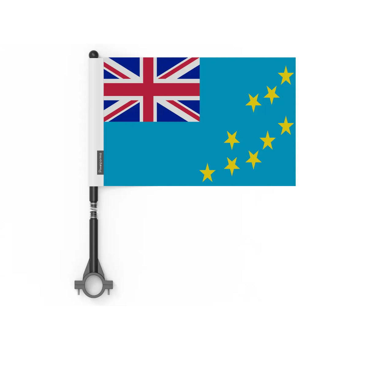 Drapeau vélo tuvalu en polyester - pixelforma