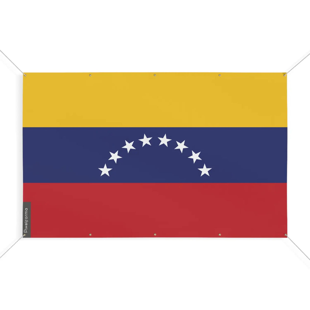 Drapeau venezuela 10 oeillets en plusieurs tailles (s) - pixelforma