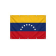 Drapeau du Venezuela format S en polyester avec dix œillets
