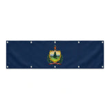 Drapeau du Vermont grand format XL en polyester avec dix œillets