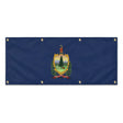 Drapeau vermont polyester résistant aux intempéries œillets