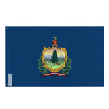 Drapeau vermont polyester résistant avec œillets à gauche