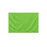 Drapeau Vert format S en polyester avec dix œillets