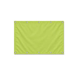 Drapeau Vert Clair format S en polyester avec dix œillets