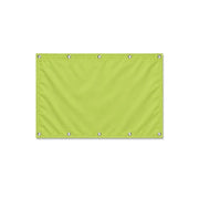 Drapeau Vert Clair format S en polyester avec dix œillets
