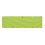 Drapeau Vert Clair grand format XL en polyester avec dix œillets