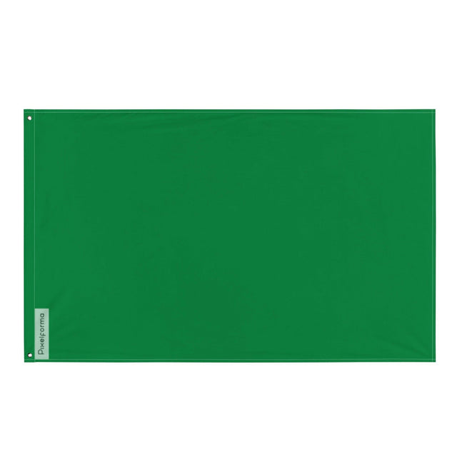 Drapeau Vert Foncé en plusieurs tailles 100 % polyester Imprimer avec Double ourlet - Pixelforma