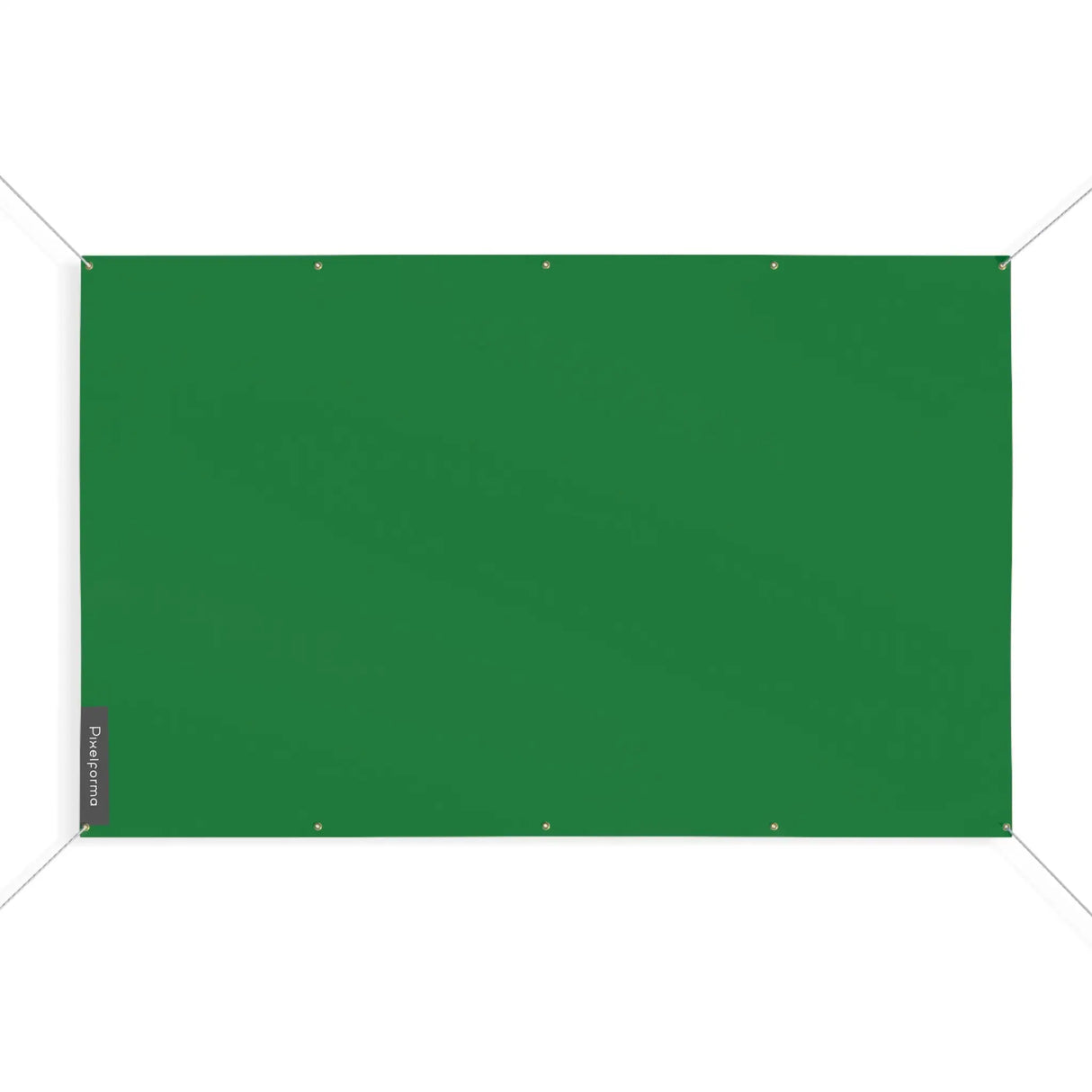 Drapeau vert foncé france en polyester résistant intempéries