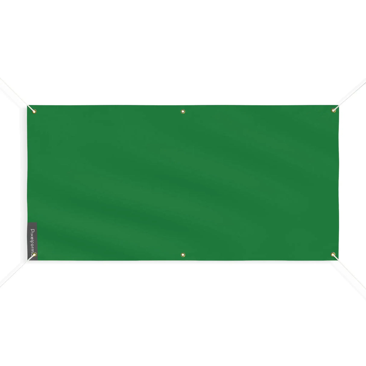 Drapeau vert foncé france polyester résistant extérieur