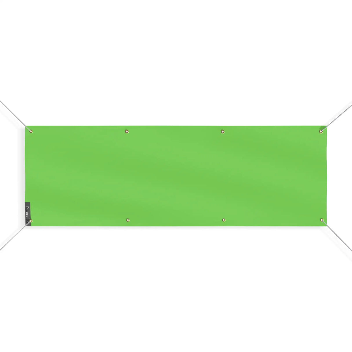 Drapeau vert france en polyester résistant aux intempéries